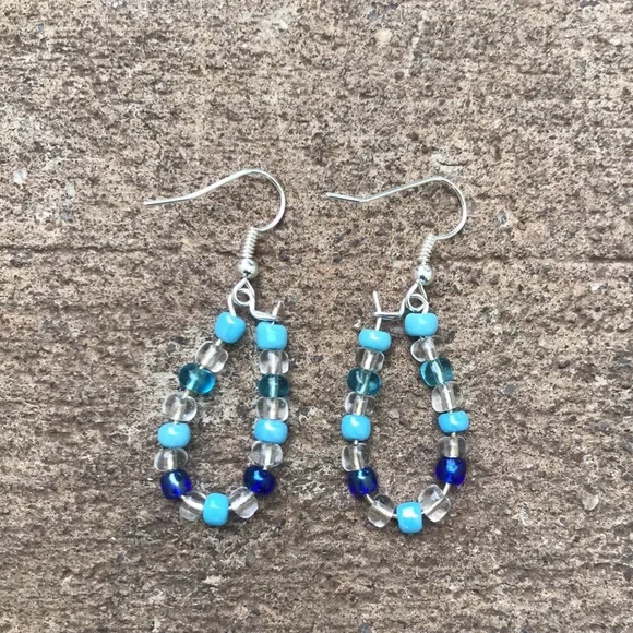 Homemade Beaded Earrings - Picture 3 of 3